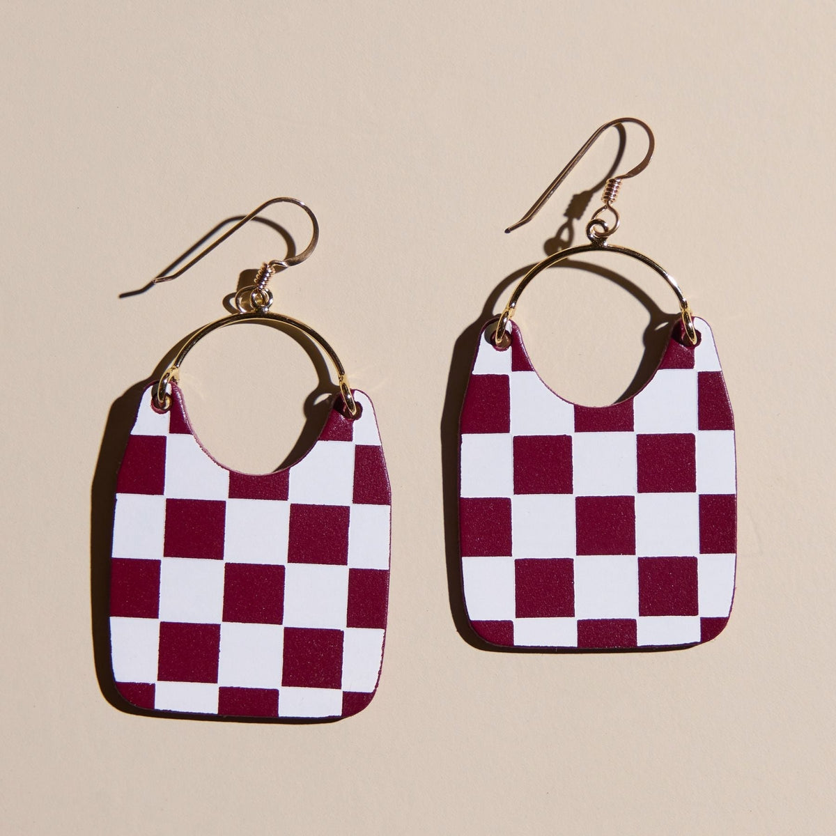 Burgundy Checkmate Charlies