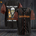 Captain Morgan You Laugh I Laugh You Cry I Cry Baseball Jersey - lylyprint.com