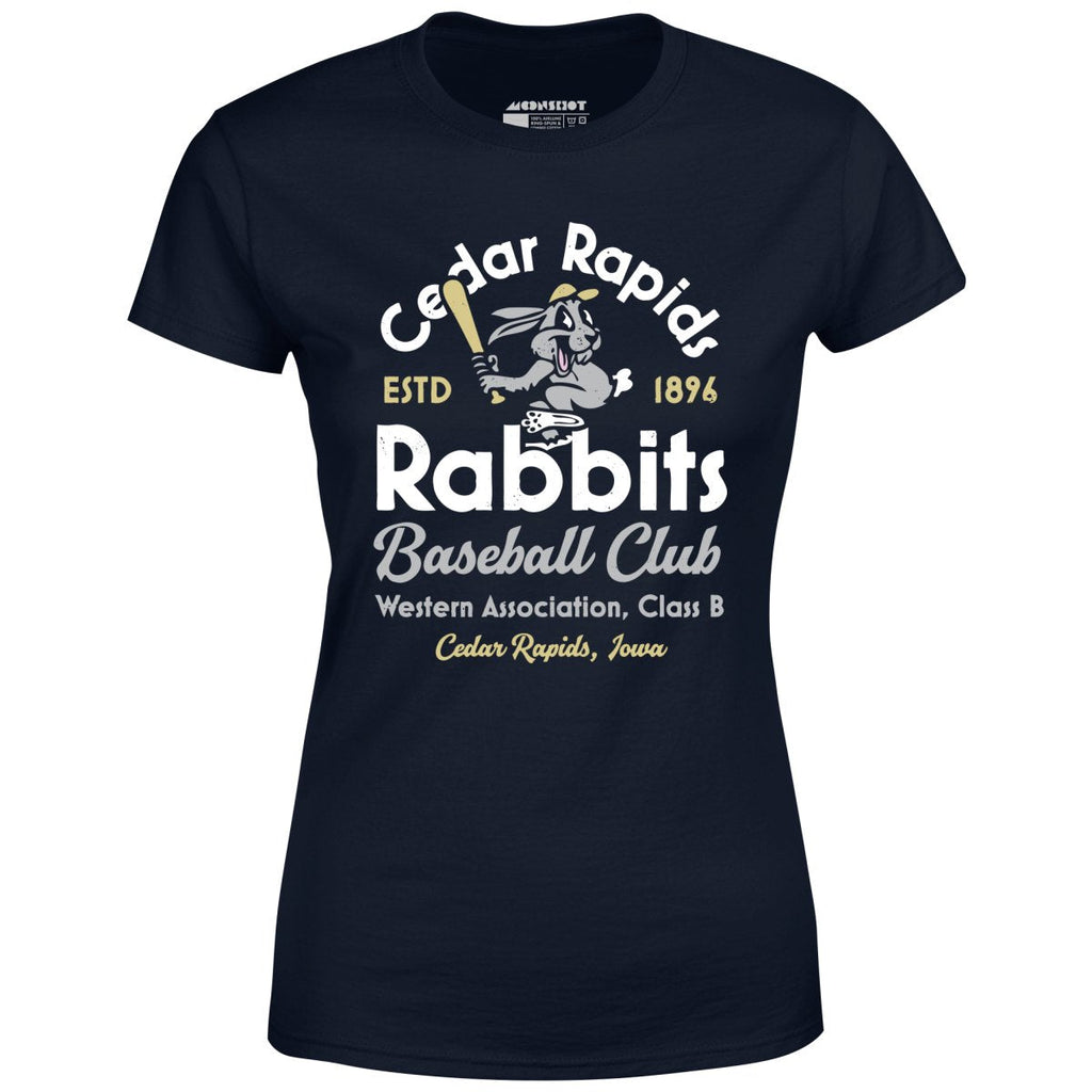 Cedar Rapids Rabbits - Iowa - Vintage Defunct Baseball Teams - Women's