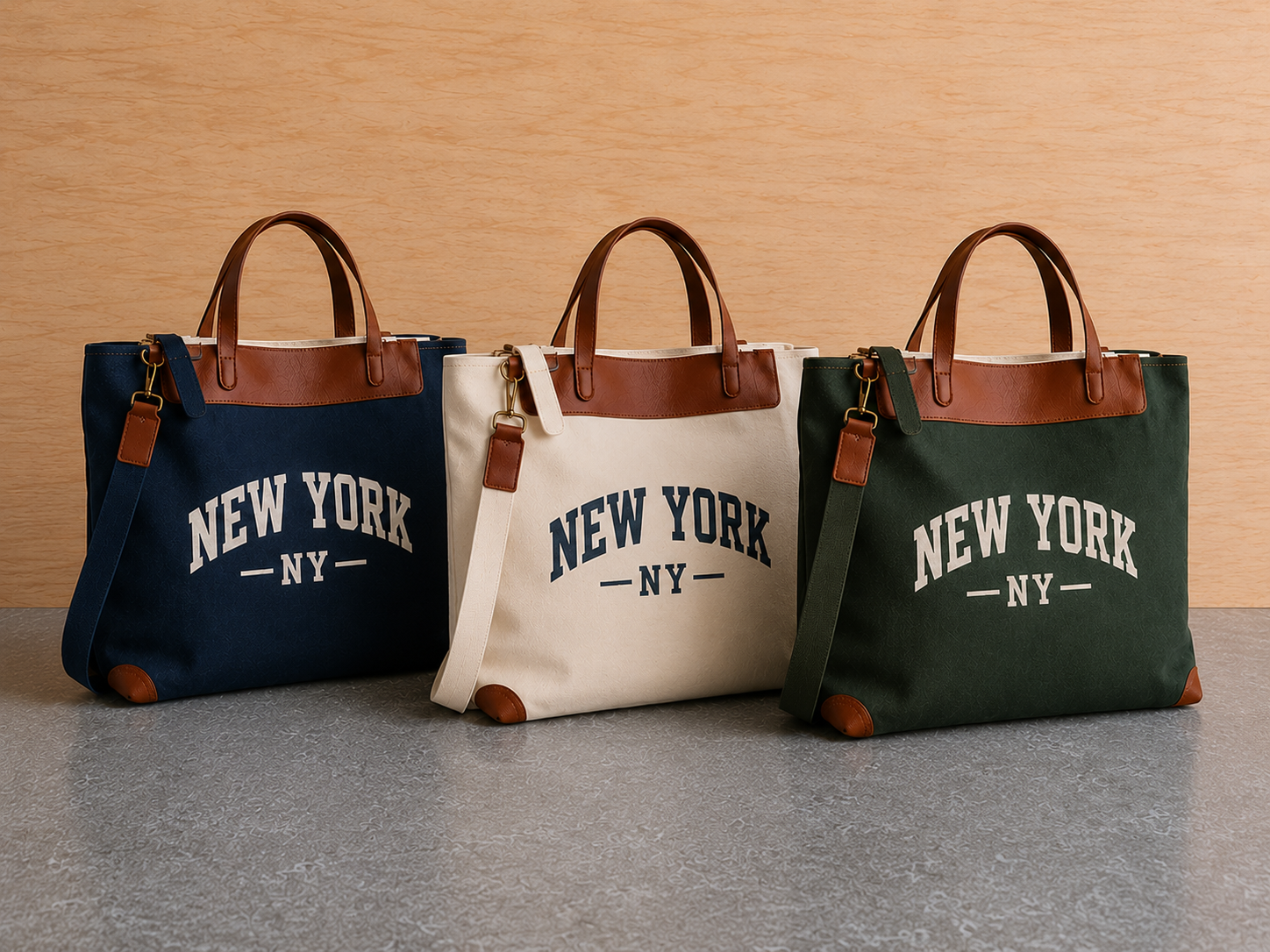 The Mercantile Tote - 100% Cotton Canvas Shopping Bag