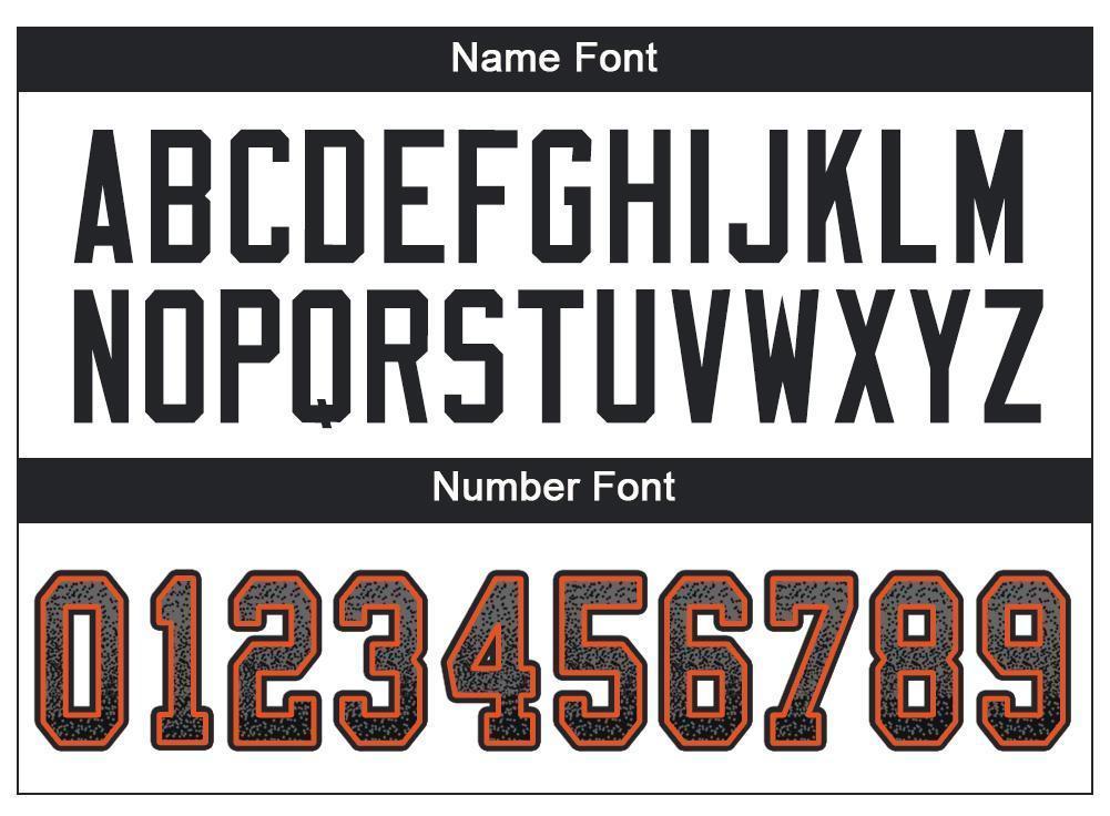 Custom Gray Black-Orange Drift Fashion Football Jersey