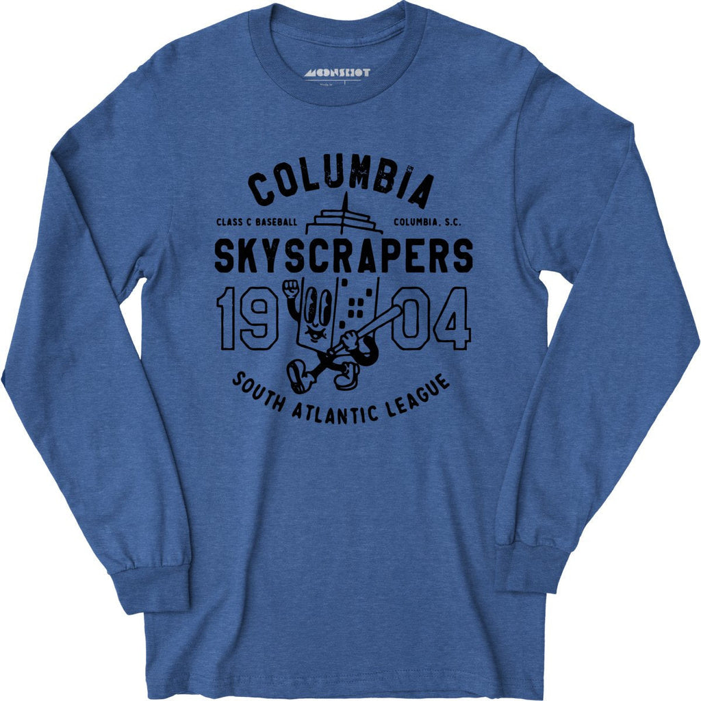Columbia Skyscrapers - South Carolina - Vintage Defunct Baseball Teams - Long Sleeve