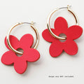 Crimson Petal Charms