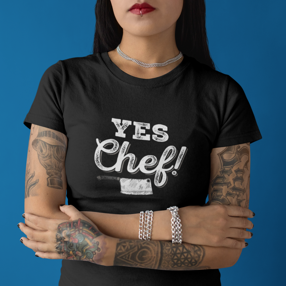Yes Chef Cleaver Tee
