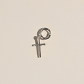 Silver Cross Charm