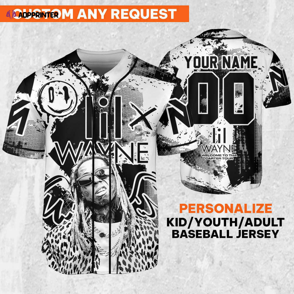 Custom Lil Wayne Jersey: Personalize Tha Carter Baseball Shirt - Aopprinter