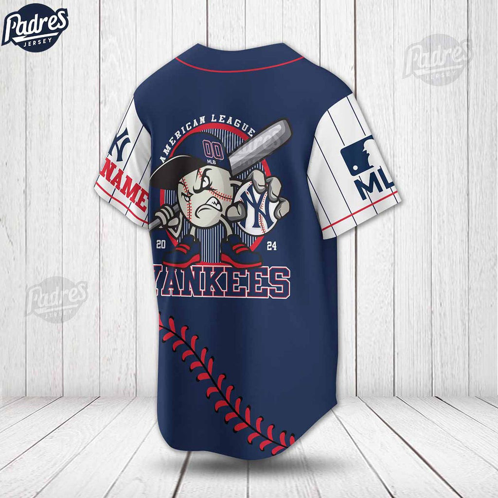 Personalized New York Yankees Baseball Jersey - Custom MLB Uniform for Ultimate Fans - Gift for Men Women - lylyprint.com