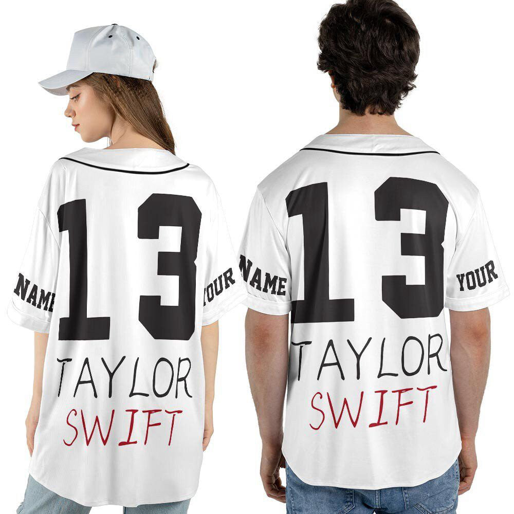 Custom Name And Number Junior Jewels Music Baseball Jersey, You Belong With Me Merch - lylyprint.com