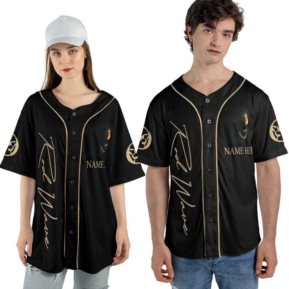 Custom Name Rod Wave Rap Baseball Jersey, Rod Wave Nostalgia Tour Shirt - lylyprint.com