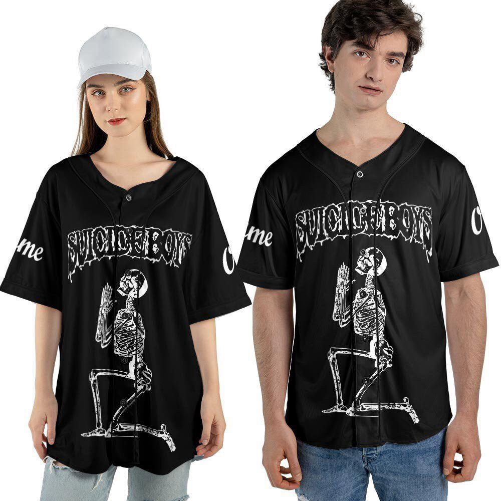 Custom Name Suicideboys Baseball Jersey - lylyprint.com