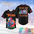 Custom Name Trolls Band Together Black Baseball Jersey