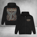 Scorpions Merch Believe In Rock Double Sided Zip Hoodie for Music Fans and Rock Lovers