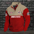 Ohio Stat e BuckeyesStand Collar Sweatshirts