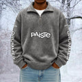 Paiste Unisex Quarter Zip Pullover Sweatshirt - Multicolor