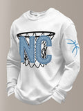 North Carolina Tar Heels Long Sleeve Shirt Basketball Shirts Gifts For March Madness Fans