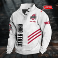 State Bucke yes Stand Collar Sweatshirts
