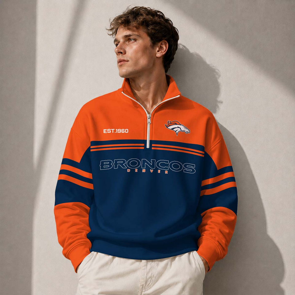 DEN x football Half-Zip Sweatshirt