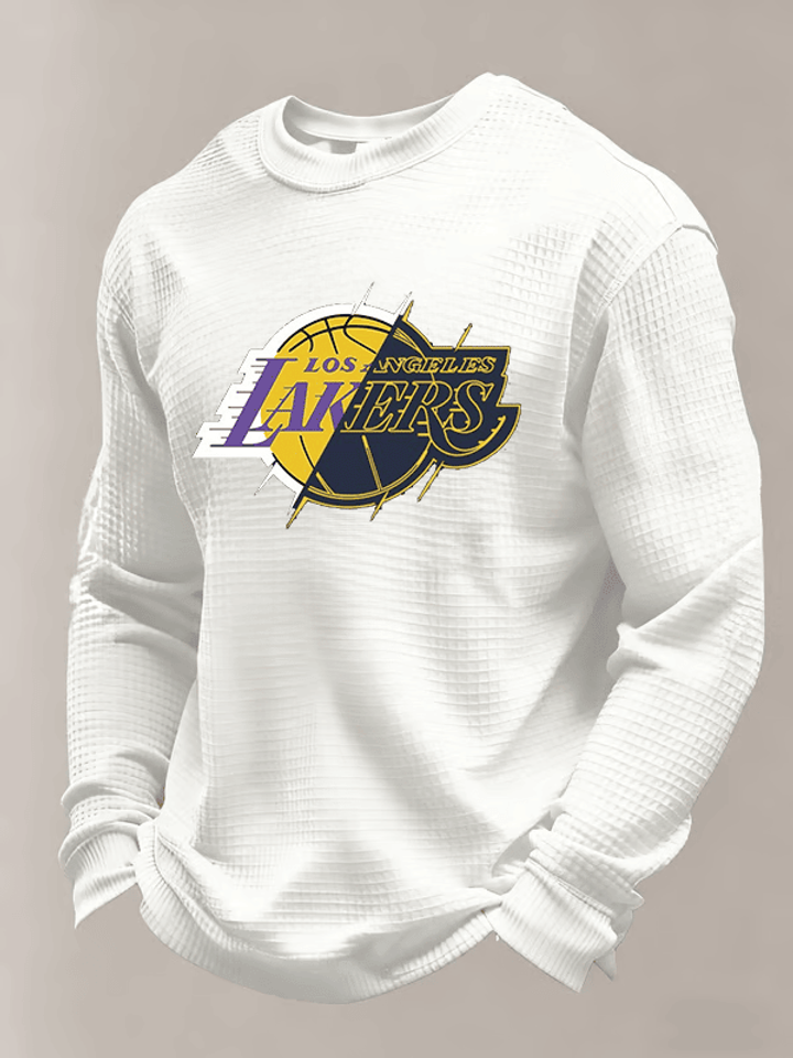 LA Laker Merch Los Angeles Basketball Long Sleeve Shirt Game Day Outfits Gifts For Him