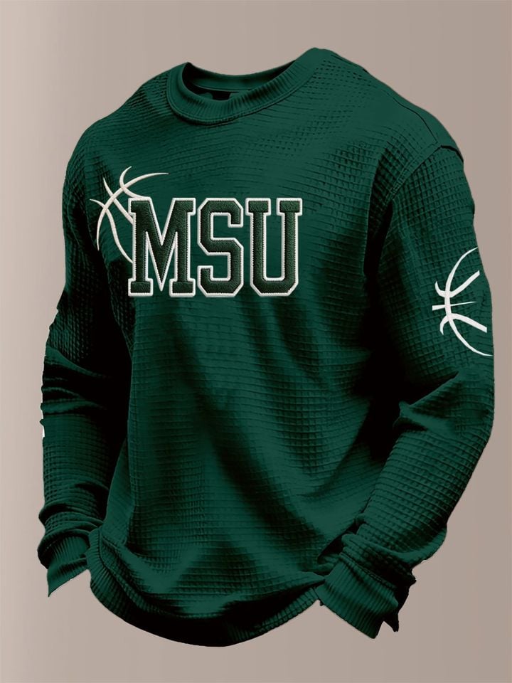 Michigan State Spartans Long Sleeve Shirt Basketball Clothes March Madness Apparel