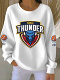 Oklahoma City Thunder Merch OKC Thunder Sweatshirt Basketball Players Gifts Idea