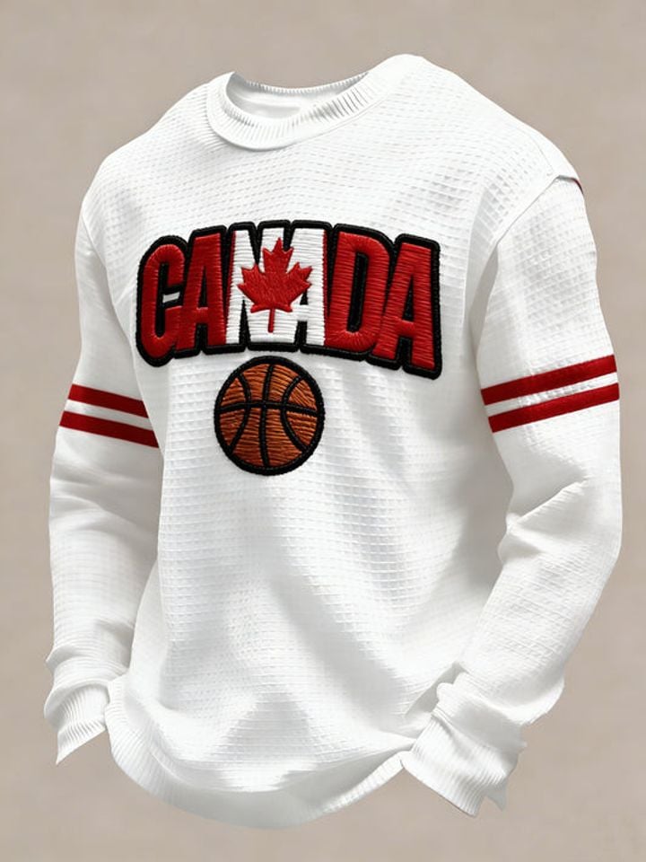 Canada Basketball Merch Game Day Long Sleeve Shirt Cool Gifts Idea For Basketball Lovers Dailyanddecor