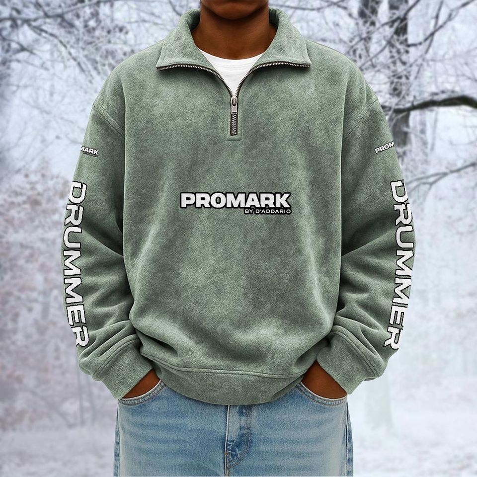 Pro-Mark Unisex Quarter Zip Pullover Sweatshirt - Multicolor
