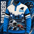 Carolina Panthers Stand Collar Sweatshirt