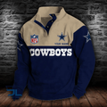 Dallas Cow boys tand Collar Sweatshirts