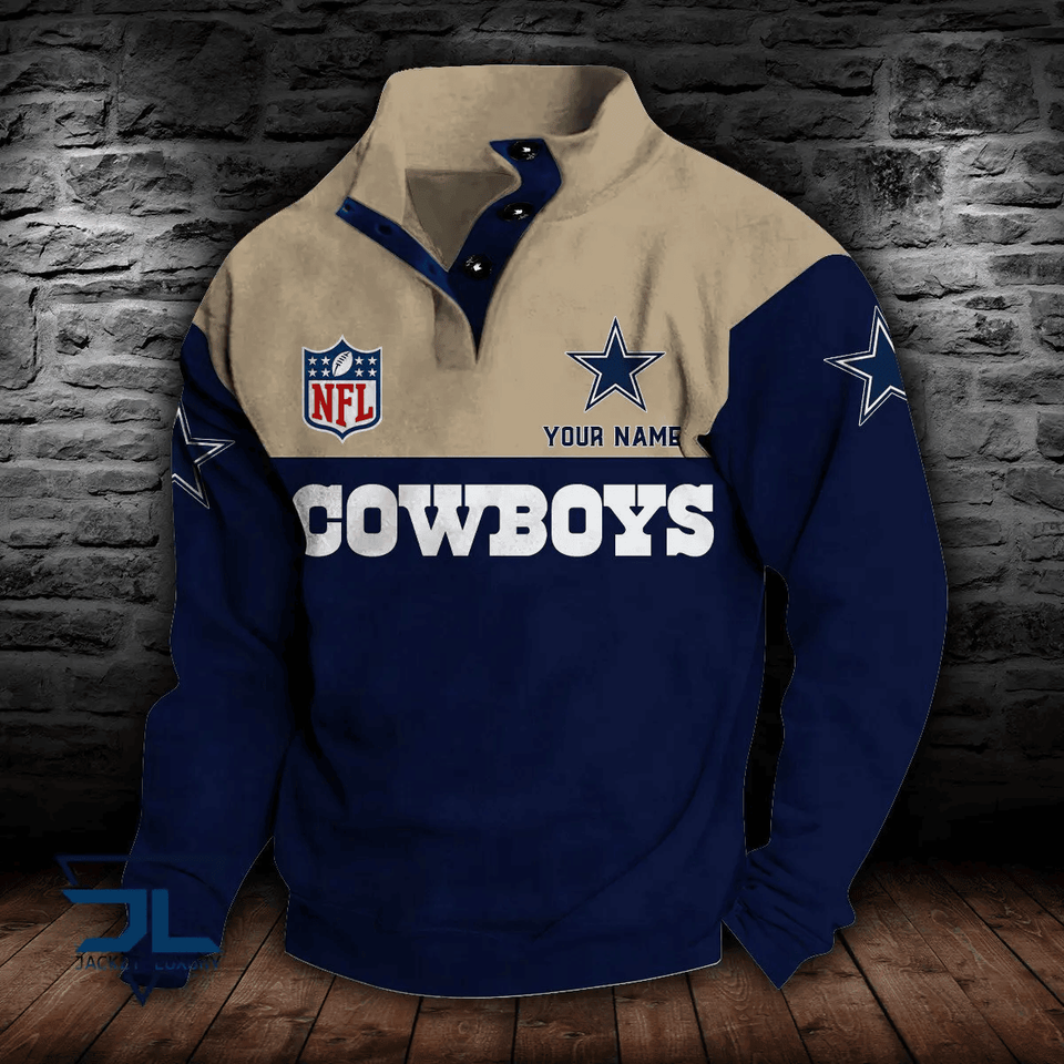 Dallas Cow boys tand Collar Sweatshirts