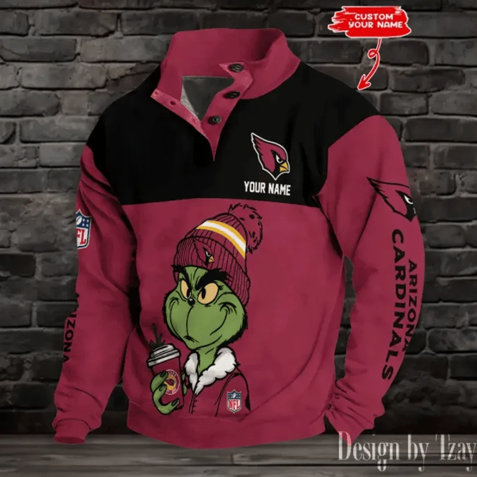 Ariz onna Ca rdinals Stand Collar Sweatshirts