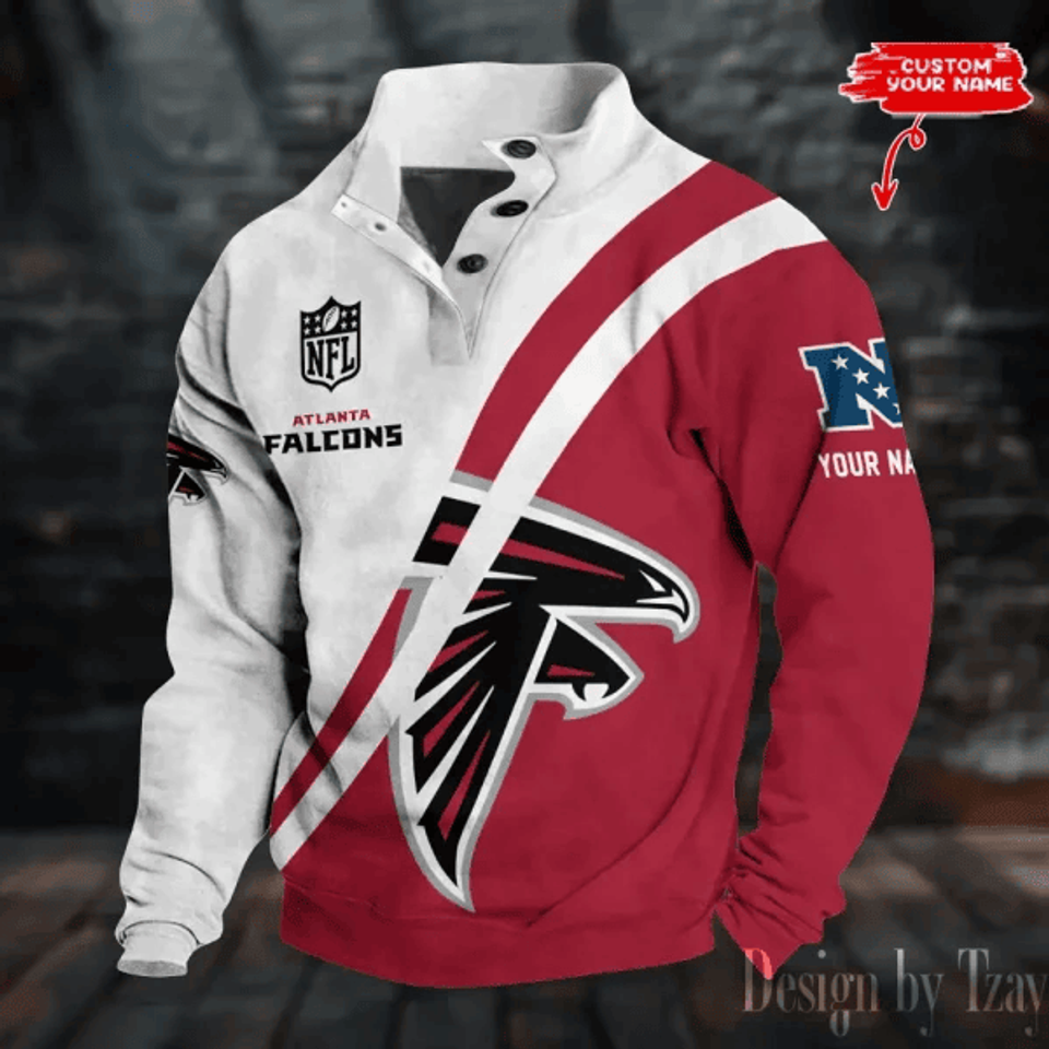 Atla nta Falcons Stand Collar Sweatshirts