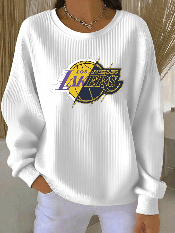LA Laker Merch Los Angeles Basketball Sweatshirt Game Day Fashion Basketball Lovers Gifts
