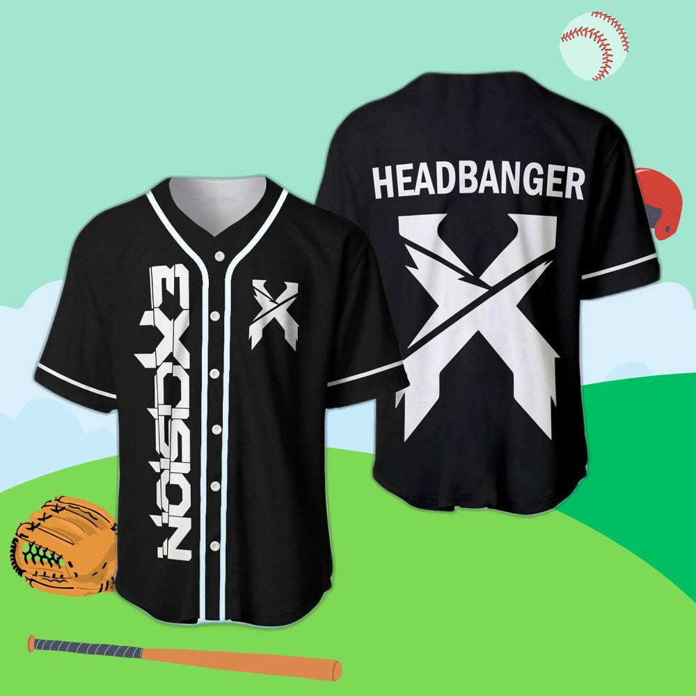 Custom X Excision EDM Festival Baseball Jersey: Personalized Style for Music Lovers - Aopprinter