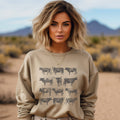 Vintage Cow Bull Crew Neck Sweatshirt