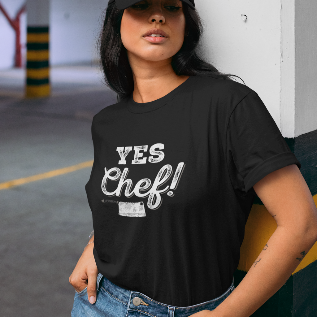 Yes Chef Cleaver Tee