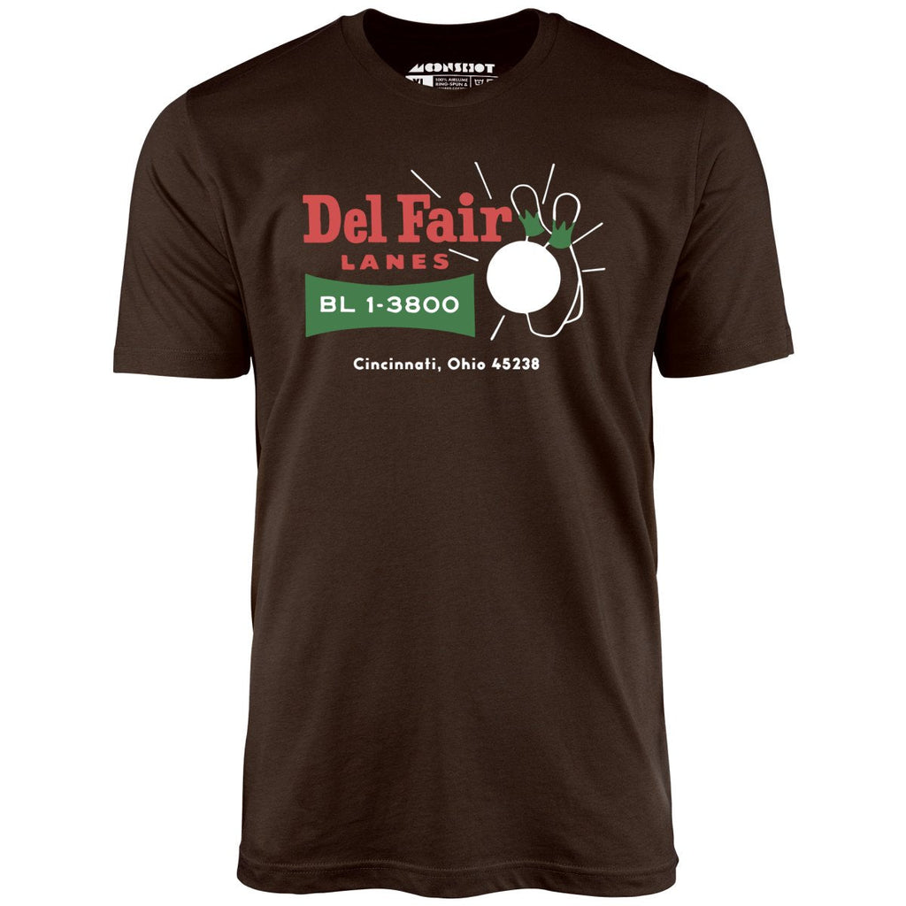 Del Fair Lanes v2 - Cincinnati, OH - Vintage Bowling Alley - Unisex
