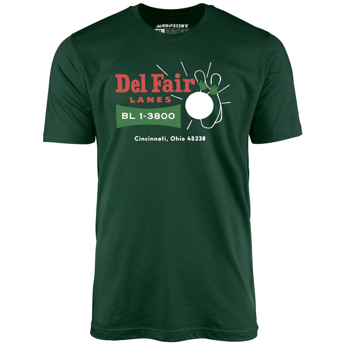 Del Fair Lanes v2 - Cincinnati, OH - Vintage Bowling Alley - Unisex