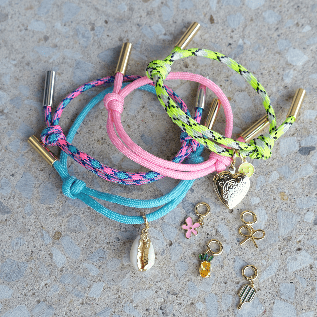 Electric Lime Cord Bracelet