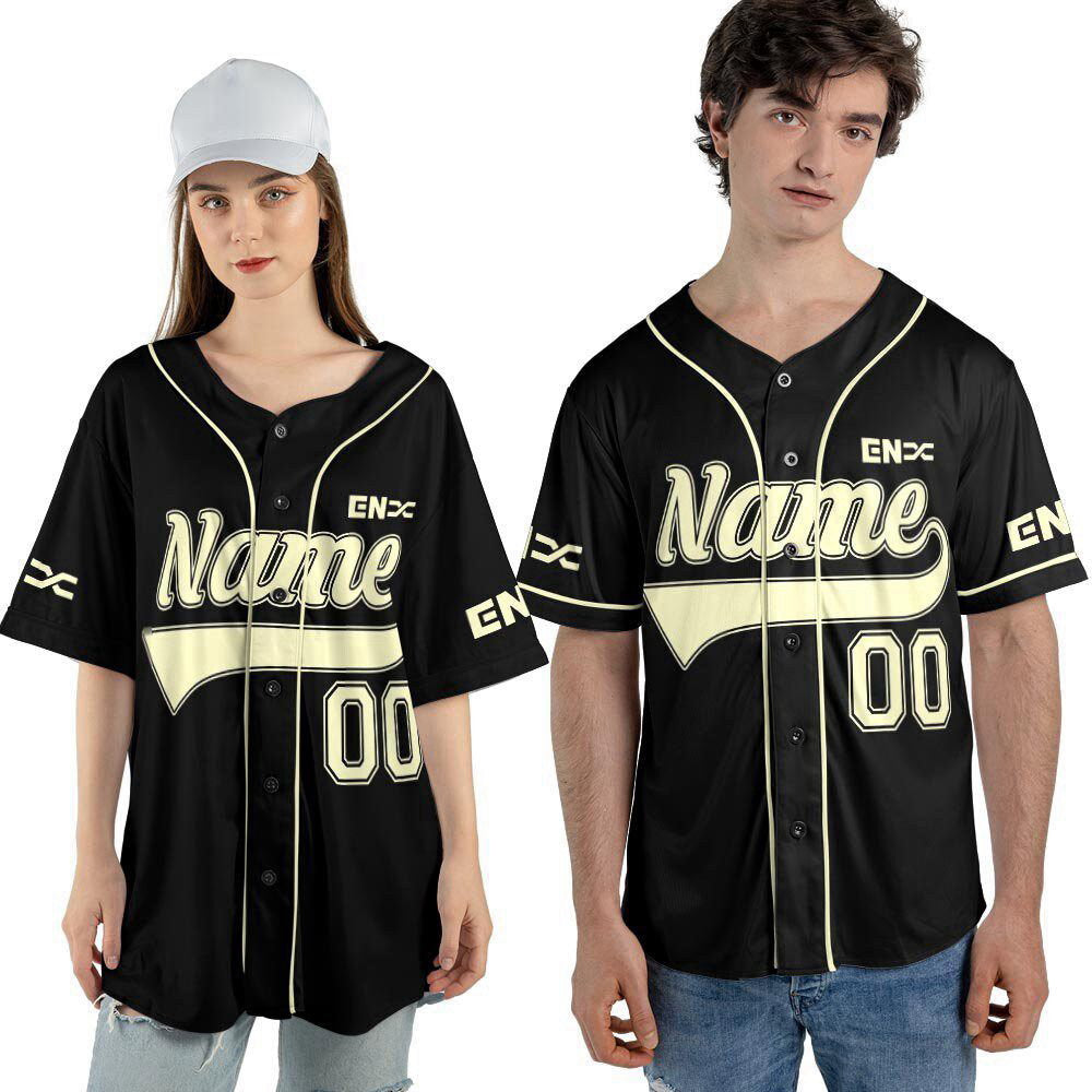 Enhypen Kpop Baseball Jersey, Number and Name Heeseung Jay Jake Sunghoon Sunoo Jungwon Niki - lylyprint.com