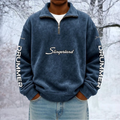 Slingerland Unisex Quarter Zip Pullover Sweatshirt - Multicolor