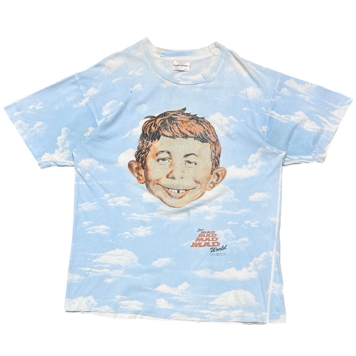 OLD&VINTAGE MAD MAGAZINE TIE DYE STANLEY DESANTIS LARGE 8851