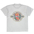 DONATED TO AIDS RED HOT CHILI PEPPER CIRCLE LOGO GREY FITS XL 8967