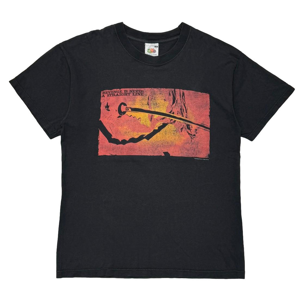 KILL BILL 2003 REVENGE IS NEVER A STRAIGHT LINE MOVIE PROMO FRUIT OF THE LOOM MEDIUM 9293