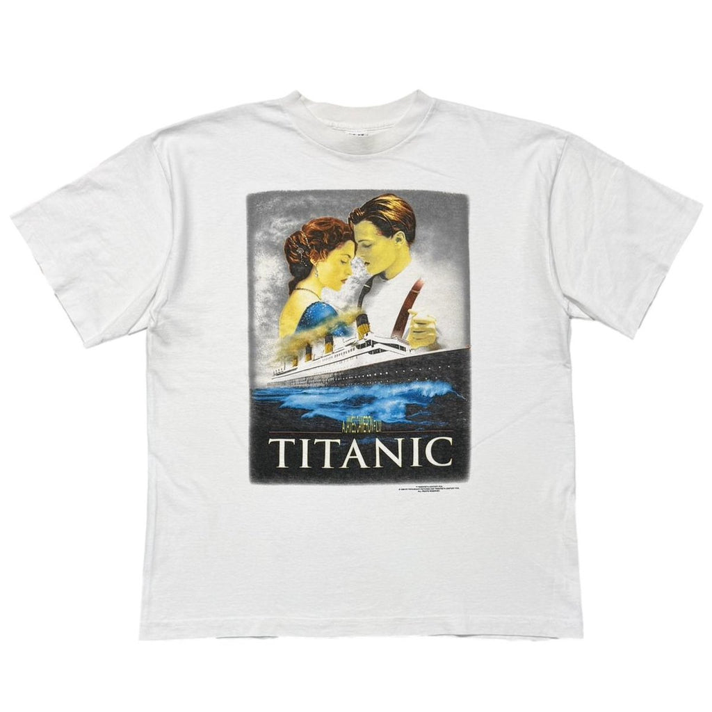 TITANIC 1998 MOVIE PROMO WHITE U.S.T'S LARGE 0325