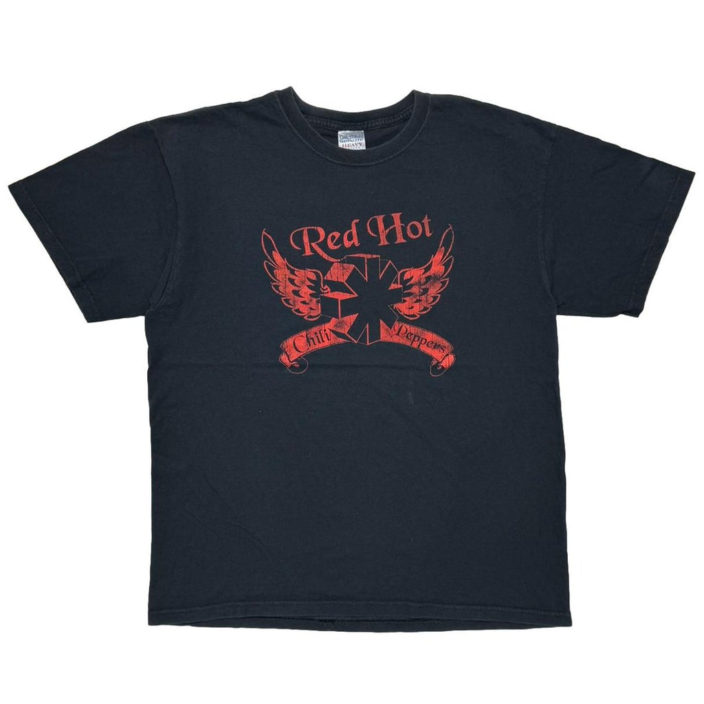 RED HOT CHILI PEPPERS Y2K RED WING WHEEL GILDAN LARGE 5345