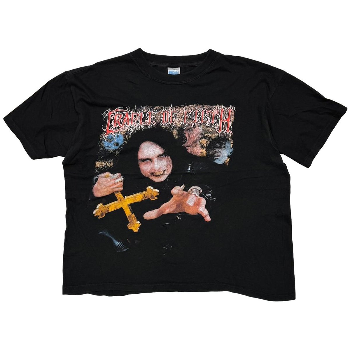 CRADLE OF FILTH DANI FILTH BOOTLEG CROSS FACE EURO XL 4364