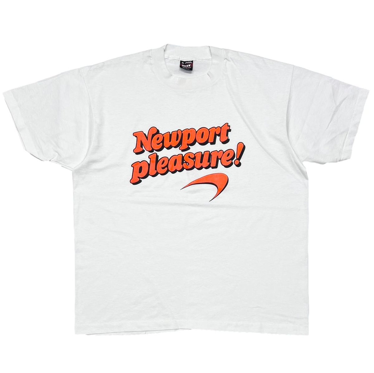 Newport ORANGE TEXT pleasure! FRUIT OF THE LOOM XL 6906