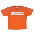 TRAINSPOTTING BOX LOGO ORANGE GILDAN XL 1990