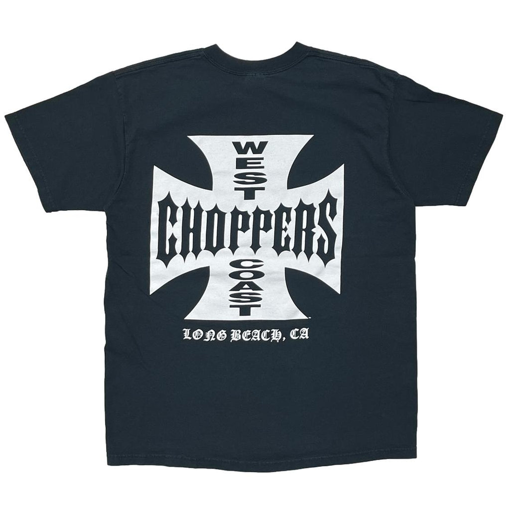 WEST COAST CHOPPERS IRON CROSS LONG BEACH CA SS ANVIL LARGE 5032
