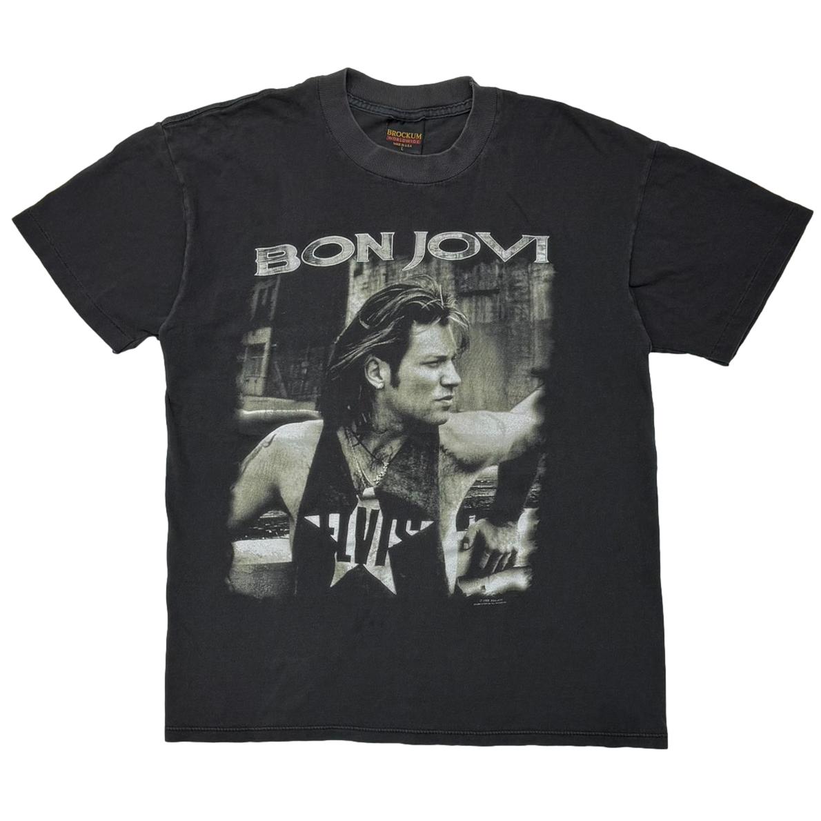 BON JOVI WORLD TOUR 1993 ELVIS TANKTOP BROCKUM LARGE 4181